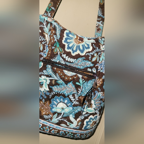 VB Bucket Tote - Java Blue Pattern Retired - Picture 2 of 3